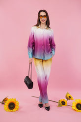 Ombre Shirt & Pant Co-Ord Set