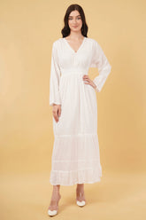 Miraj Long A-Line Tier Dress