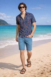 Blue Saphire Statement Shirt for Men