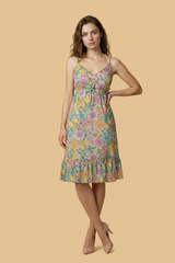 Florence Pink Padded Short Dress