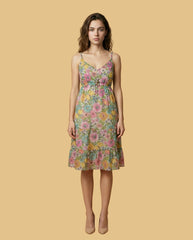 Florence Pink Padded Short Dress
