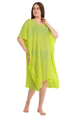 Neon Green Beach Kaftan
