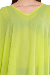 Neon Green Beach Kaftan