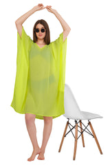 Neon Green Beach Kaftan