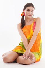 Summer Breeze Baby Doll Dress with Scrunchy