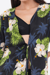 Tropical Paradise Front Open Kimono