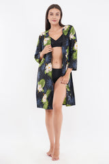 Tropical Paradise Front Open Kimono