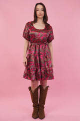 Fuchsia Short Tier Dress