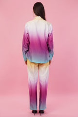 Ombre Shirt & Pant Co-Ord Set