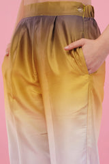 Ombre Shirt & Pant Co-Ord Set