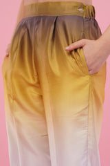 Ombre Shirt & Pant Co-Ord Set