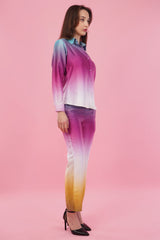 Ombre Shirt & Pant Co-Ord  Set