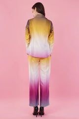 Ombre Shirt & Pant Co-Ord  Set