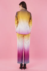 Ombre Shirt & Pant Co-Ord  Set