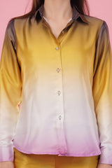 Ombre Shirt & Pant Co-Ord  Set