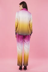 Ombre Shirt & Pant Co-Ord  Set