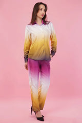 Ombre Shirt & Pant Co-Ord  Set
