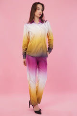 Ombre Shirt & Pant Co-Ord  Set