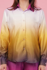 Ombre Shirt & Pant Co-Ord  Set