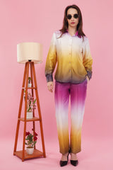 Ombre Shirt & Pant Co-Ord  Set