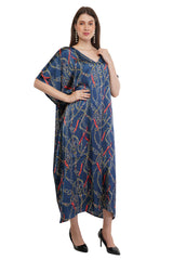 Blossom Long Kaftan with strings on the inside               