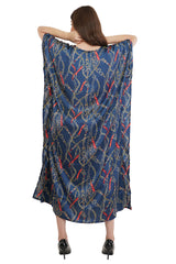 Blossom Long Kaftan with strings on the inside               