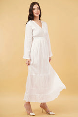 Miraj Long A-Line Tier Dress