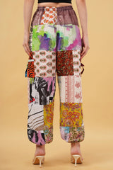 Tamaya Boho Patchwork Cotton Harem Pant