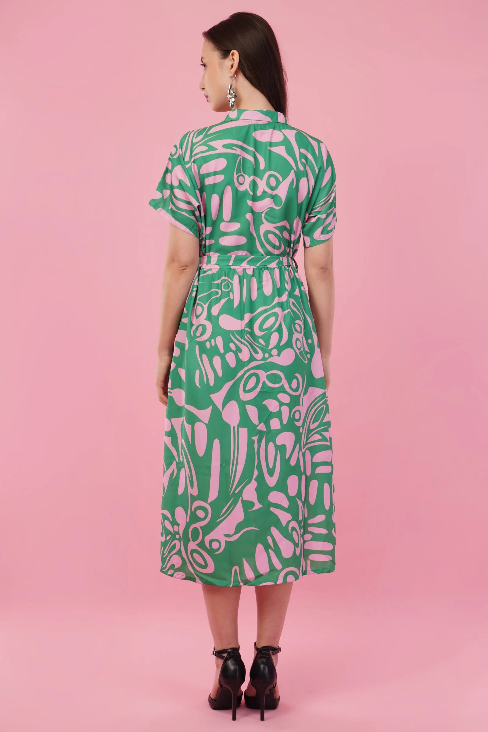 Celesta Long Dress with Belt