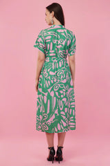 Celesta Long Dress with Belt