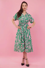 Celesta Long Dress with Belt