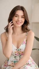Florence White Padded Short Dress