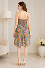 Florence Pink Padded Short Dress