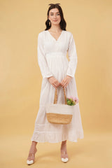 Miraj Long A-Line Tier Dress