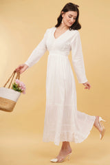Miraj Long A-Line Tier Dress
