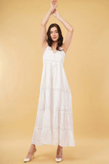 Myra Long A-Line Tier Dress