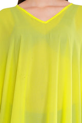 Neon Green Beach Kaftan