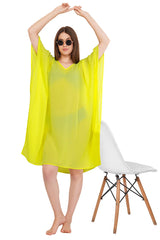Neon Green Beach Kaftan