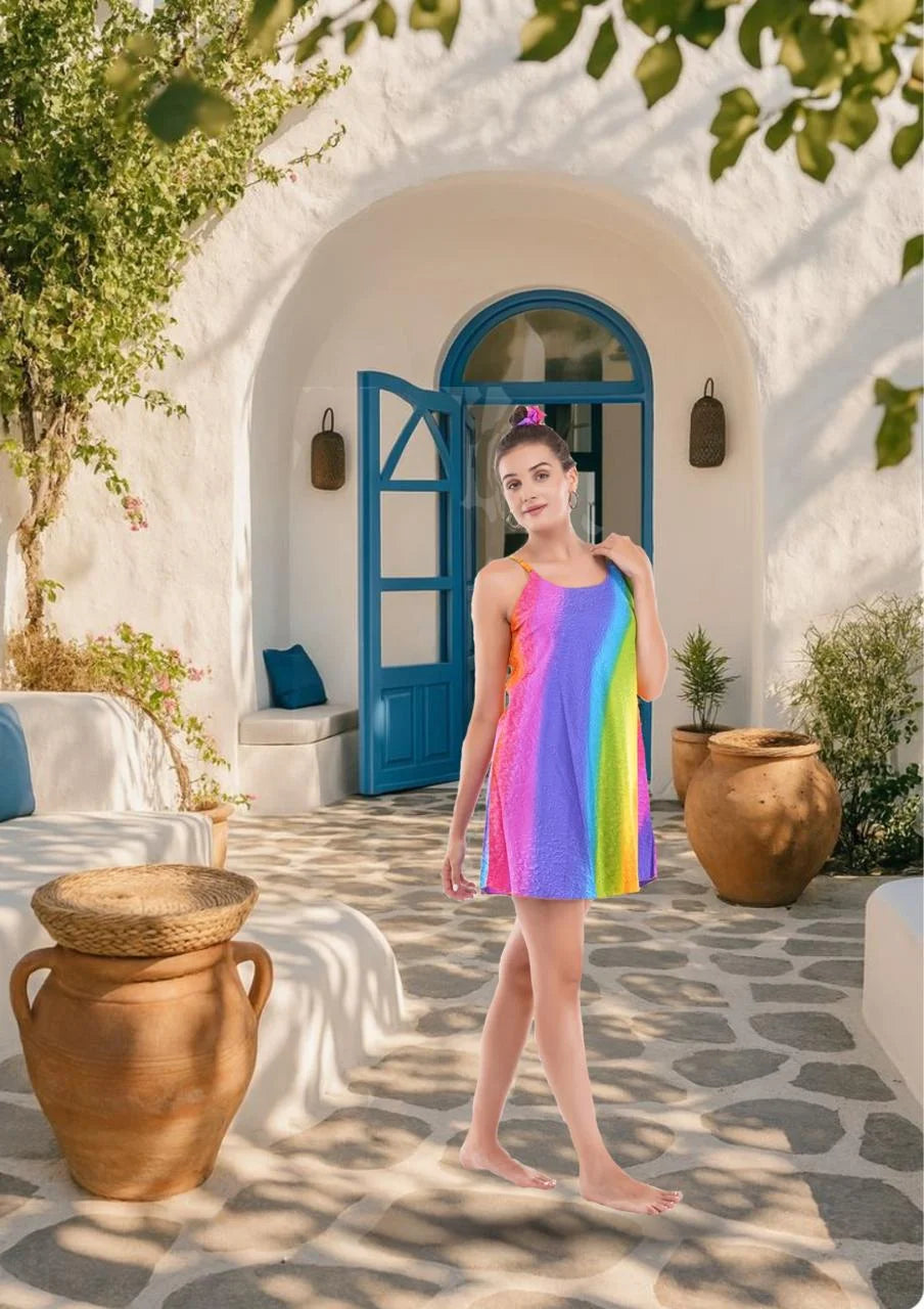 Rainbow Baby Doll Dress