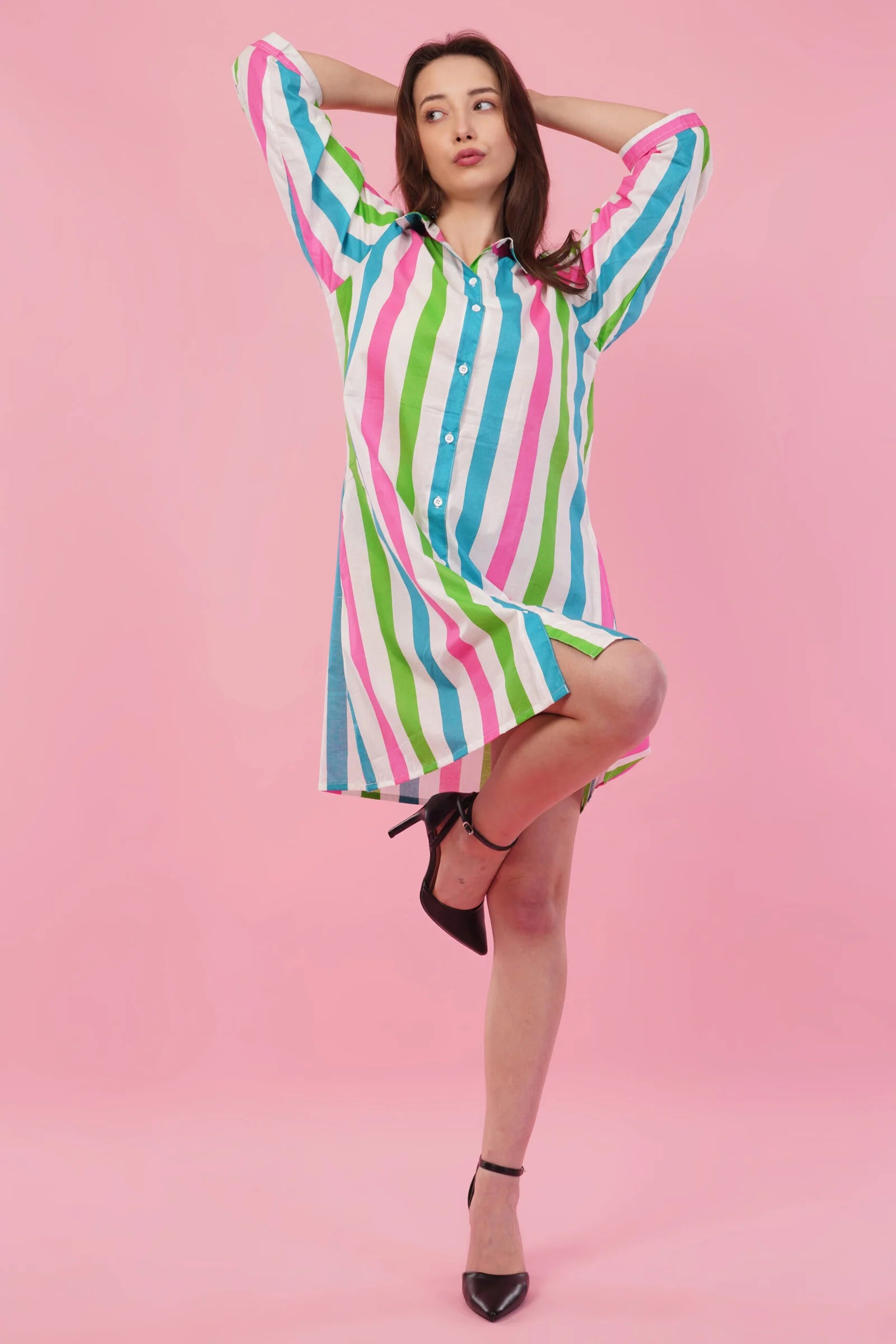 Sketchy Shirt Dress