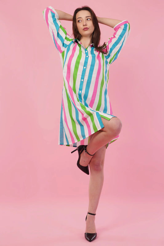 Sketchy Shirt Dress