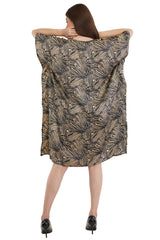Golden Aurora Short Kaftan with strings on the inside                      