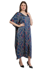 Blossom Long Kaftan with strings on the inside               
