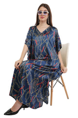 Blossom Long Kaftan with strings on the inside               