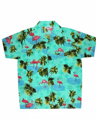 Aqua Blue Beach Shirt for Men